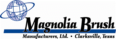 Magnolia Short Handle Brush - Yellow Plastic- 8-1/2"  68CP