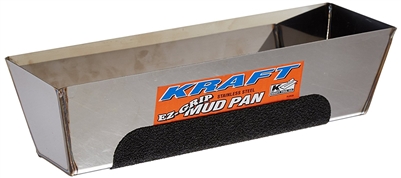 Kraft Tool 14" EZ-Grip Stainless Steel Mud Pan Made in the USA 