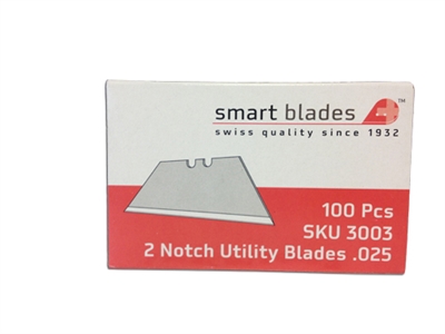 Smart Blades Heavy Duty Utility Blades .25 (pack of 100)
